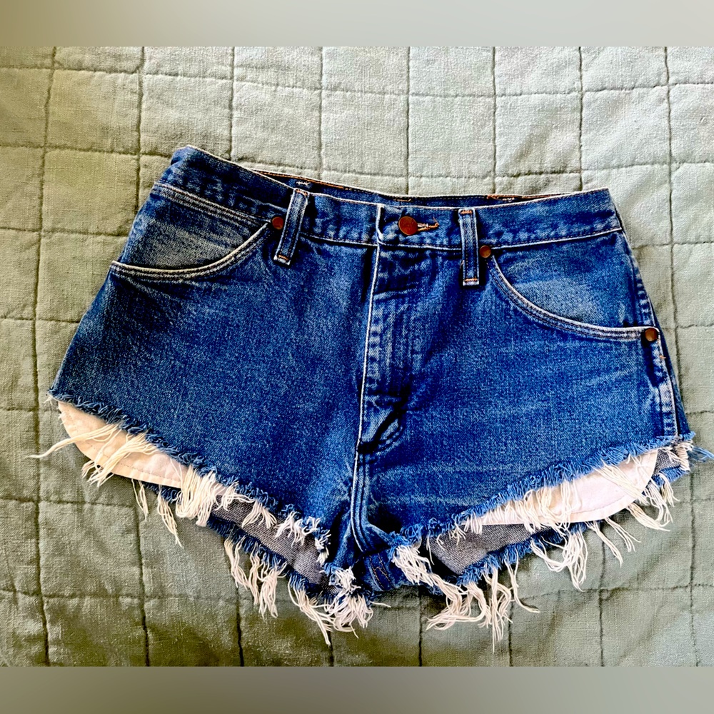 Wrangler Denim High Waisted Denim shorts